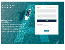 Tablet Screenshot of alumni.cliffordchance.com
